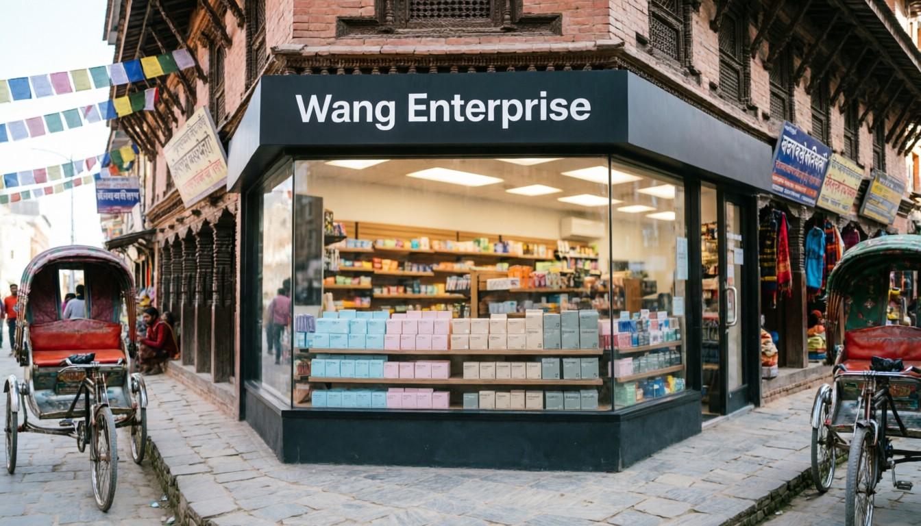 Wang Enterprises website designed and developed by Astha Future Tech – Chandol, Kathmandu